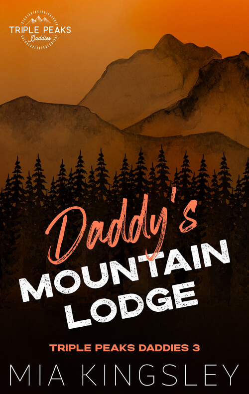 „Daddy’s Mountain Lodge“, der dritte Teil der Dark Romance Reihe von Mia Kingsley. Das Cover fängt mit seinen herbstlichen Orange-Tönen die Stimmung einer abgelegenen Berghütte ein. Die visuelle Gestaltung der „Triple Peaks Daddies“-Reihe verspricht knisternde Spannung und tiefe Emotionen in der Wildnis. Jetzt den Abschluss der Trilogie entdecken.